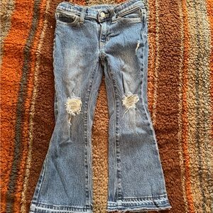 Old Navy Girls Distressed Blue Jeans
